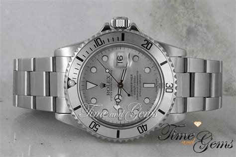 plain silver rolex|rolex submariner silver.